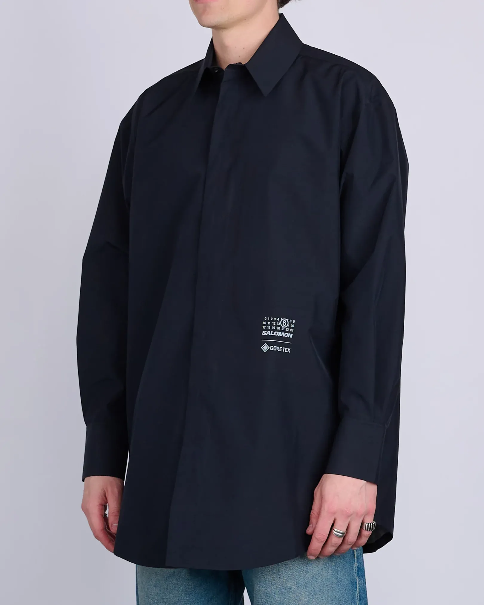 Outlet MM6 Maison Margiela Maison Margiela MM6 Salomon Gore-Tex Shirt Deep Black