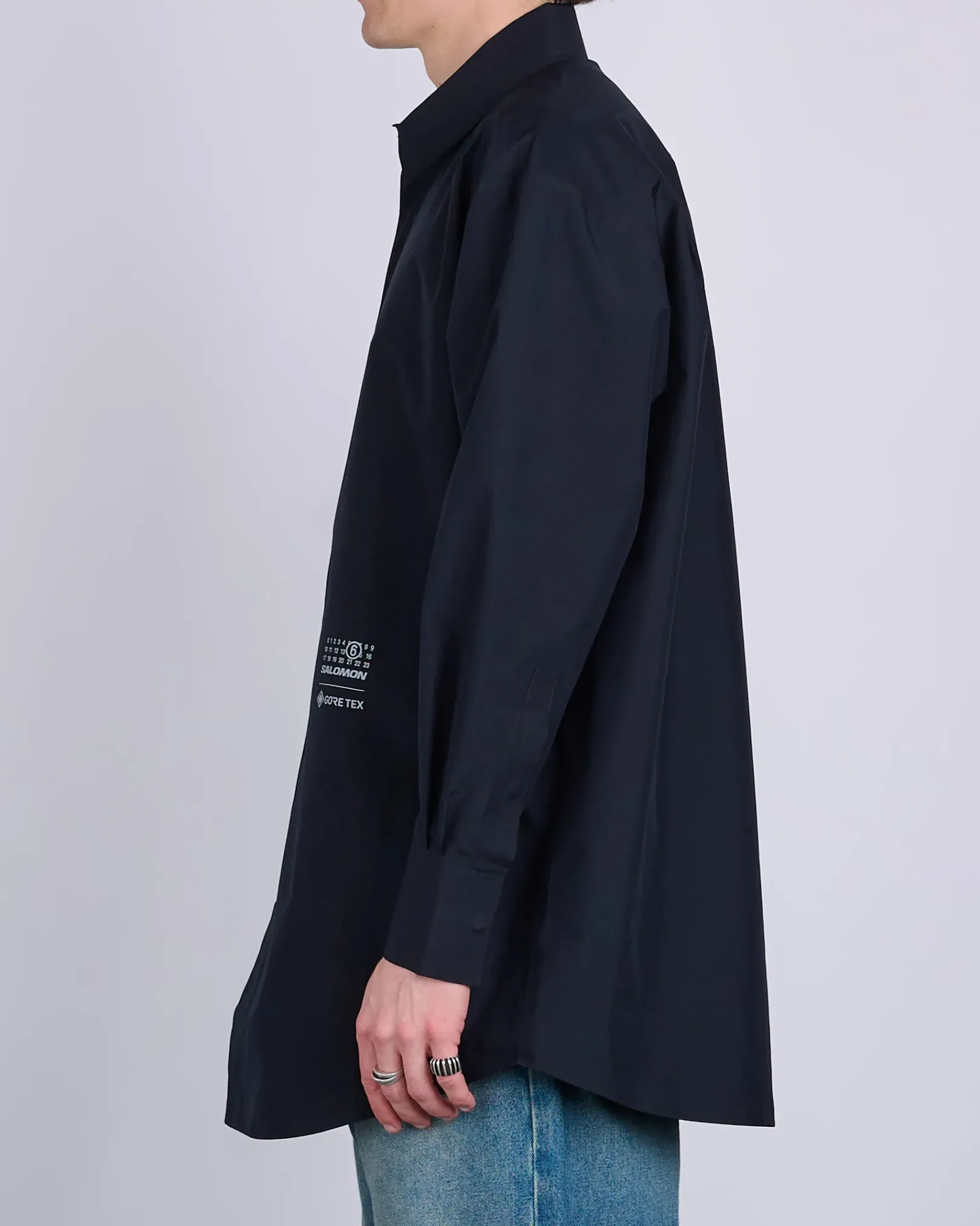 Outlet MM6 Maison Margiela Maison Margiela MM6 Salomon Gore-Tex Shirt Deep Black