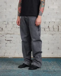 Discount MM6 Maison Margiela Maison Margiela MM6 Side Zip Denim Jean Black