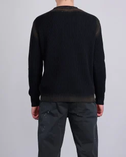 Clearance MM6 Maison Margiela Maison Margiela MM6 Sunbleached Big M Sweater Black Black