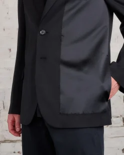 Online MM6 Maison Margiela Maison Margiela MM6 Tailoring Logo Blazer Black