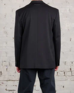 Online MM6 Maison Margiela Maison Margiela MM6 Tailoring Logo Blazer Black