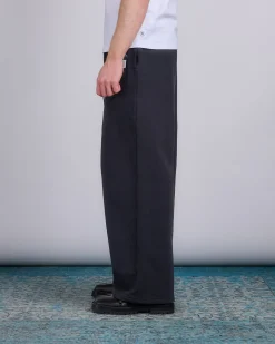 Clearance MM6 Maison Margiela Maison Margiela MM6 Tape Logo Relaxed Sweatpant Black