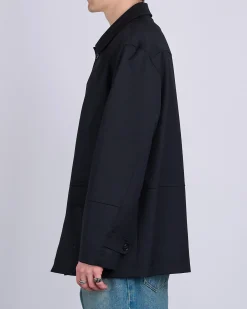 Online MM6 Maison Margiela Maison Margiela MM6 Wool Gabardine Western Jacket Black