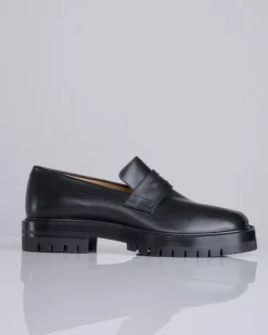 Best Maison Margiela Tabi County Loafer Box Calf Black