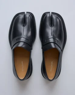 Best Maison Margiela Tabi County Loafer Box Calf Black