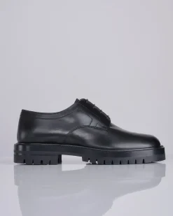 Online Maison Margiela Tabi County Lace-up Box Calf Black
