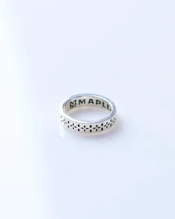 Best MAPLE Bandana Band Ring Silver 925