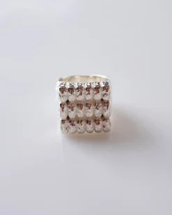 Online Maple Big Cookie Signet Ring 925 Silver