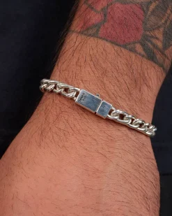 Clearance Maple Double Link Bracelet Silver 925