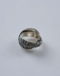 Outlet MAPLE Floral Linked Ring 925 Silver