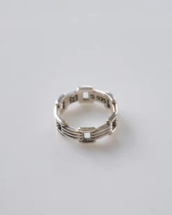 Fashion Maple Lui Link Ring Silver 925