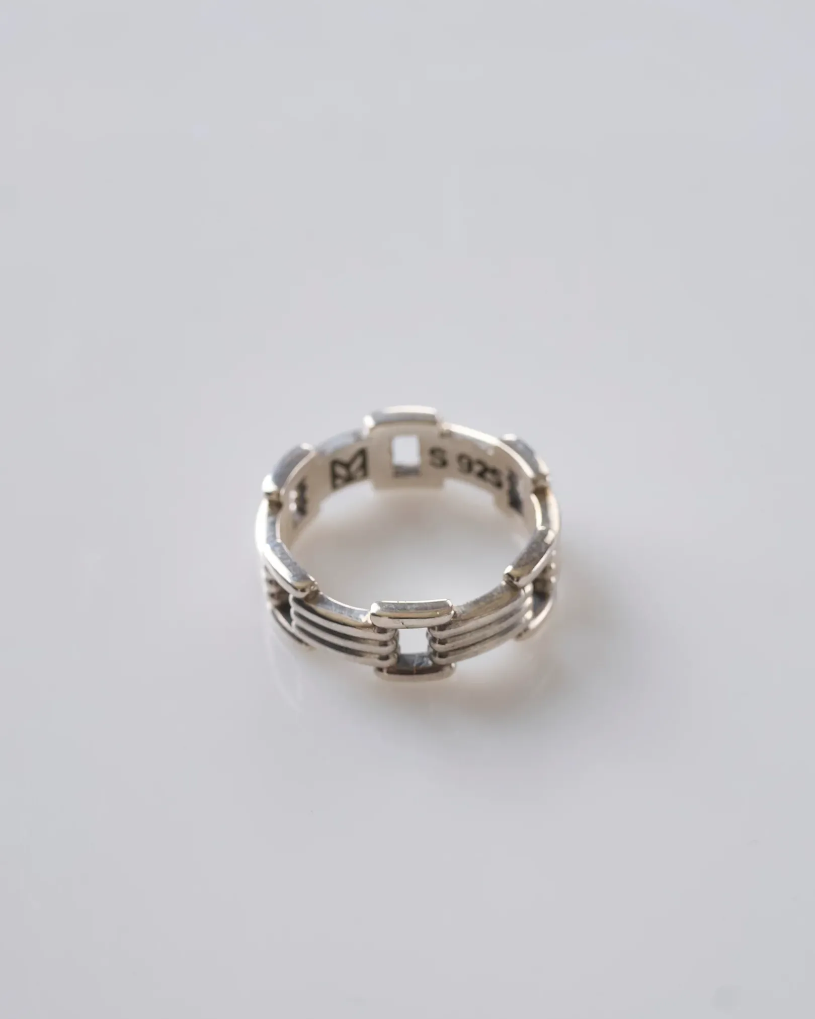 Fashion Maple Lui Link Ring Silver 925