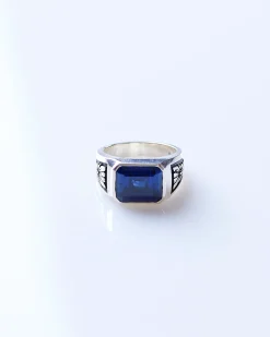 Outlet MAPLE Midnight Slim Ring Silver 925 / Sapphire