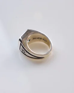 Sale Maple Midnight Slim Ring Silver 925/Aquamarine Topaz