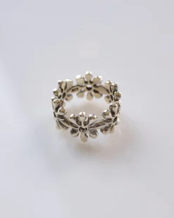 Clearance Maple Orbit Ring Silver 925