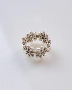 Clearance Maple Orbit Ring Silver 925