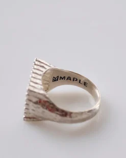 Outlet Maple Scorpio Signet Ring Silver 925 Zircon