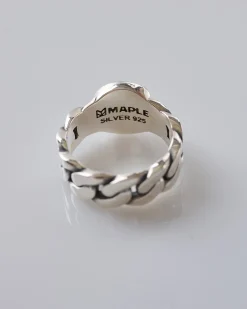 Discount Maple Swan Signet Ring Silver 925