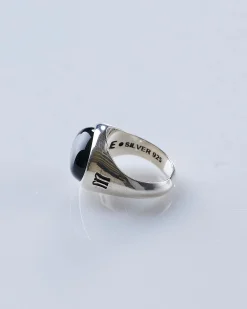 New MAPLE Tubby Ring Silver 925 / Onyx
