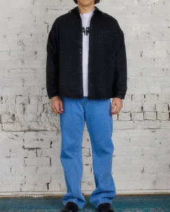 Best Marni Marble Dyed Denim Button Shirt Black