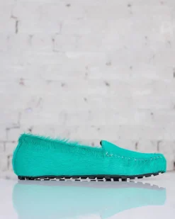 Discount Marni Runway Moccasin Sea Green