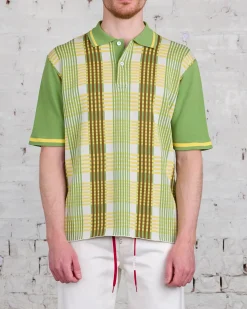 Hot Marni Runway Polo Neck Knit Shirt India Yellow