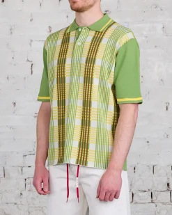 Hot Marni Runway Polo Neck Knit Shirt India Yellow