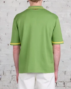 Hot Marni Runway Polo Neck Knit Shirt India Yellow
