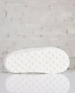 Fashion Marni Teddy Fabric Sneaker Lily White Black