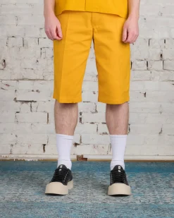 New Marni Workwear Gabardine Bermuda Short Light Orange