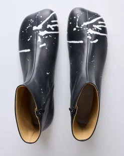 New MM6 Maison Margiela Ankle Boot Black/Bright White