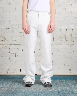Online MM6 Maison Margiela Canvas Cargo Pant Off White