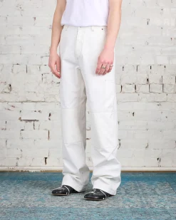 Online MM6 Maison Margiela Canvas Cargo Pant Off White