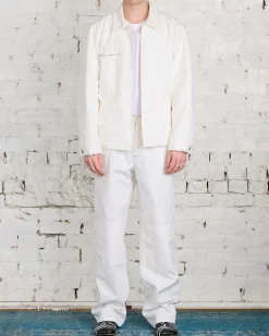 Clearance MM6 Maison Margiela Canvas Sports Jacket Off White