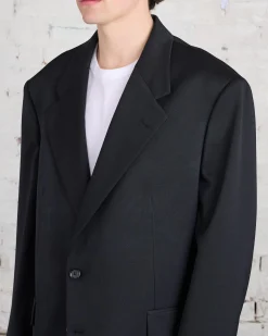 Outlet MM6 Maison Margiela Poly Wool Blazer Black