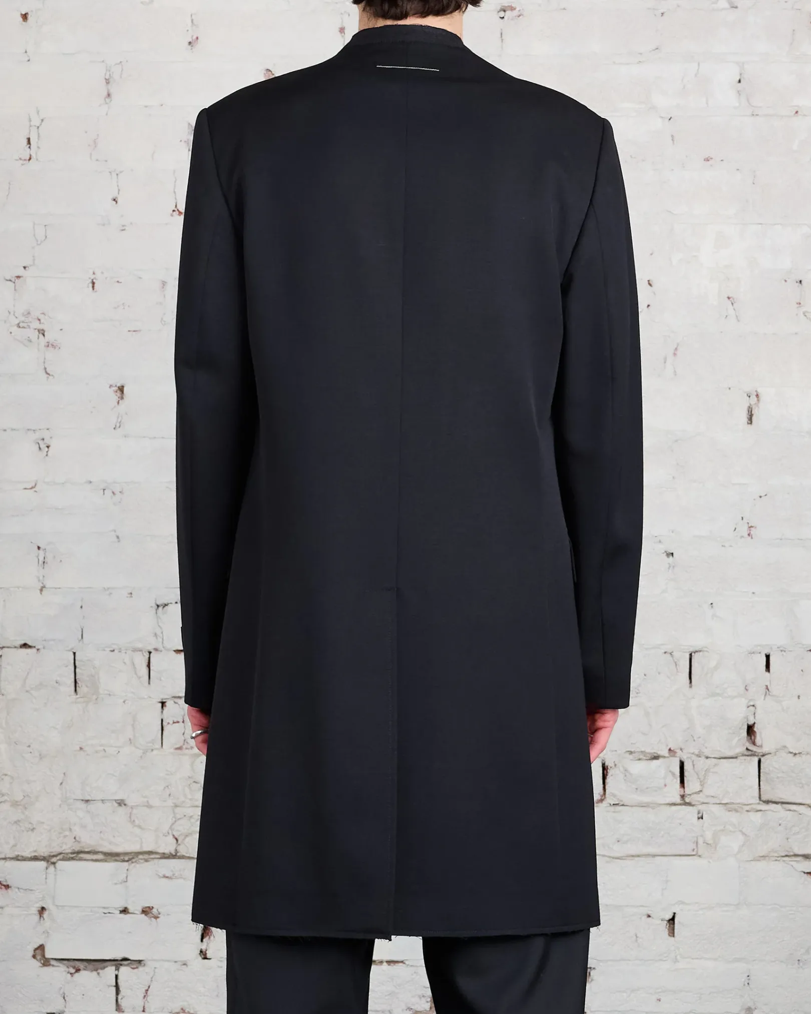 Online MM6 Maison Margiela Raw Edge Jacket Black
