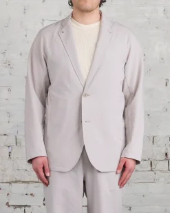 New nanamica Alphadry Club Jacket Pale Grey