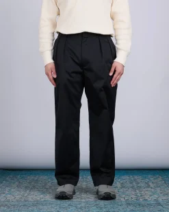 Outlet nanamica Double Pleat Hybrid Chino Pant Black