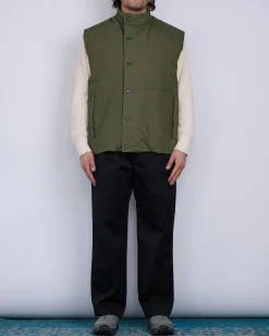 Outlet nanamica Double Pleat Hybrid Chino Pant Black