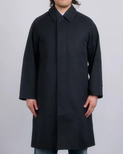 Fashion nanamica 2L Gore-Tex Balmacaan Coat Black