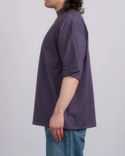 Hot nanamica Mock Neck Coolmax T-Shirt Vintage Navy