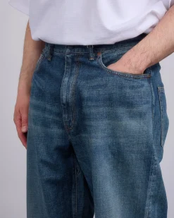 Sale nanamica Selvage Denim Pants Vintage Indigo