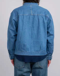 Online nanamica Short Denim Slub Yarn Jacket Light Indigo