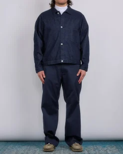 New nanamica Wide Straight CCY Chino Pant Navy