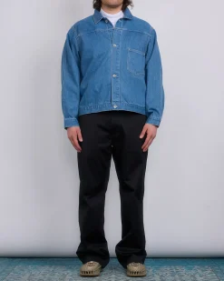 Hot nanamica Wide Straight CCY Chino Pant Black