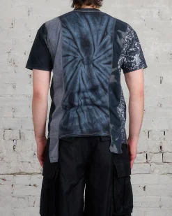 Fashion Needles 5 Cuts T-Shirt Bu0026W Mishsmash Dye