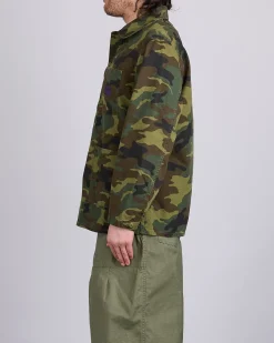 Fashion Needles D.N. Coverall Jacket Cotton Ripstop Woodland Camo