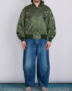 Hot Needles L2-B Jacket Papillon Jacquard Sateen Olive