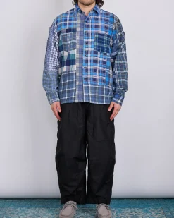 Best Needles Rebuild Flannel Straight Hem Button Shirt Assorted